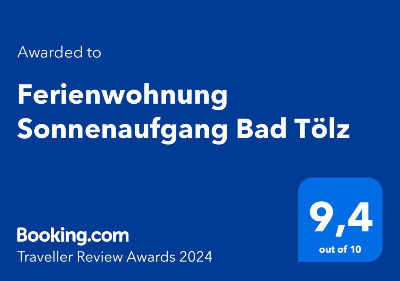 Ferienwohnung Sonnenaufgang Bad Toelz 외부 사진